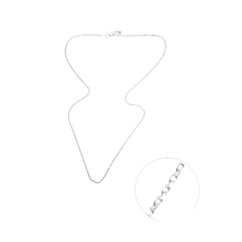Corr. Cadeado 45cm Prata 925 miniatura 2