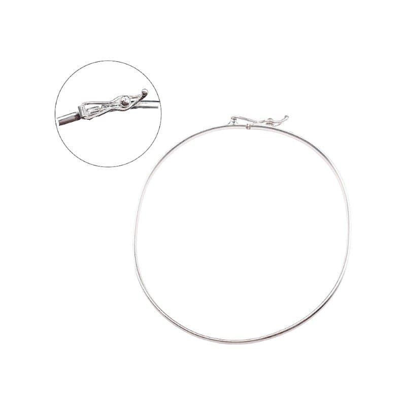 Bracelete Meia Cana P Prata 925 miniatura 2