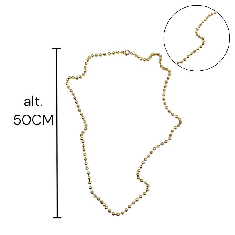 Colar Bolinha 3mm miniatura 2