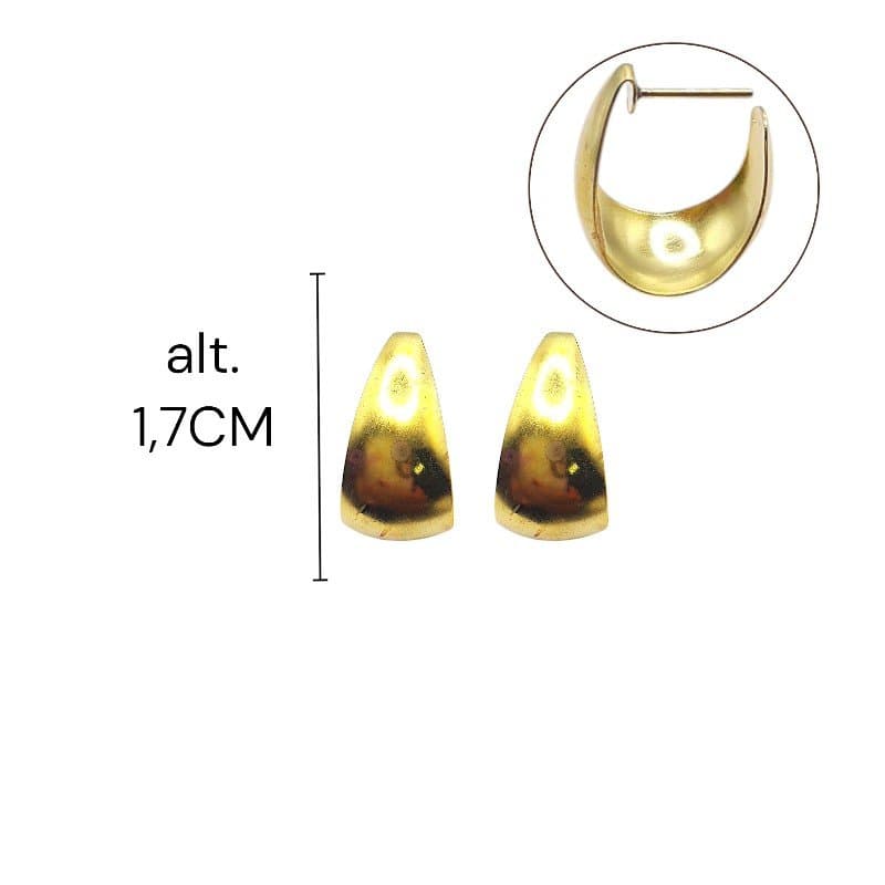 Brinco . Argola Gota Larga