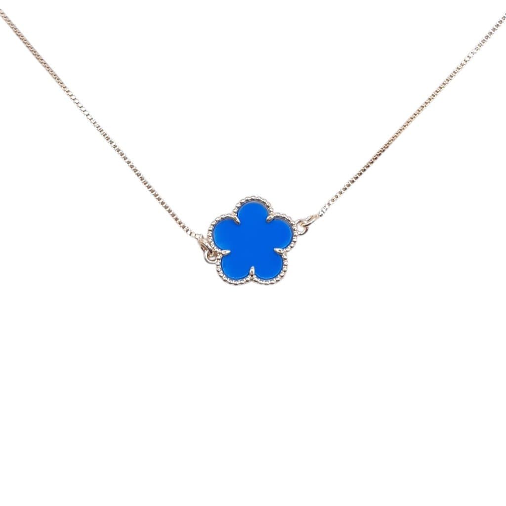 Colar Flor Na Veneziana