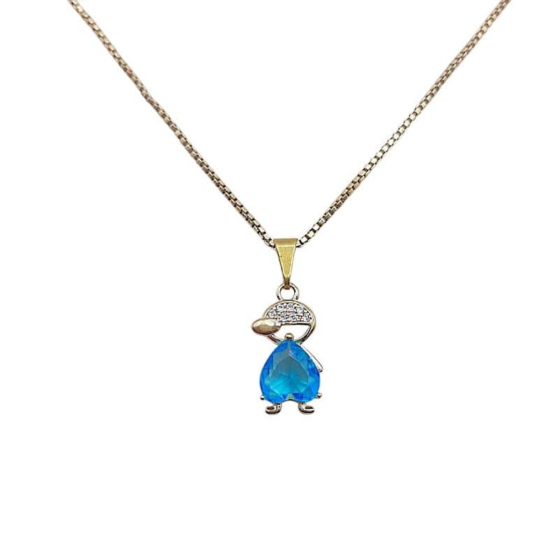 Pingente Menino Boné Cravejado miniatura 3