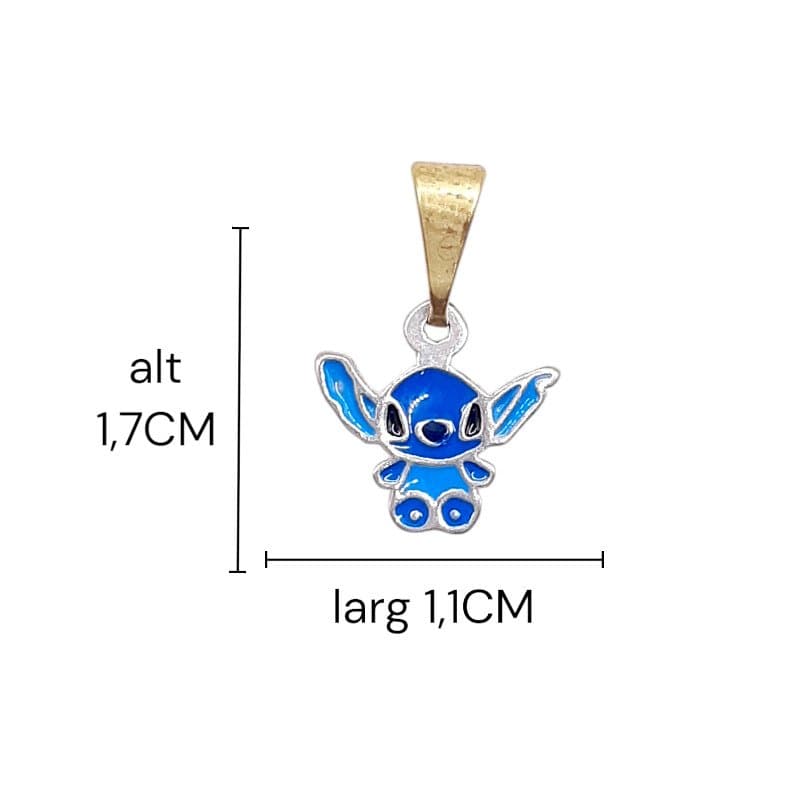 Pingente Stitch Corpo Inteiro  Esmaltado