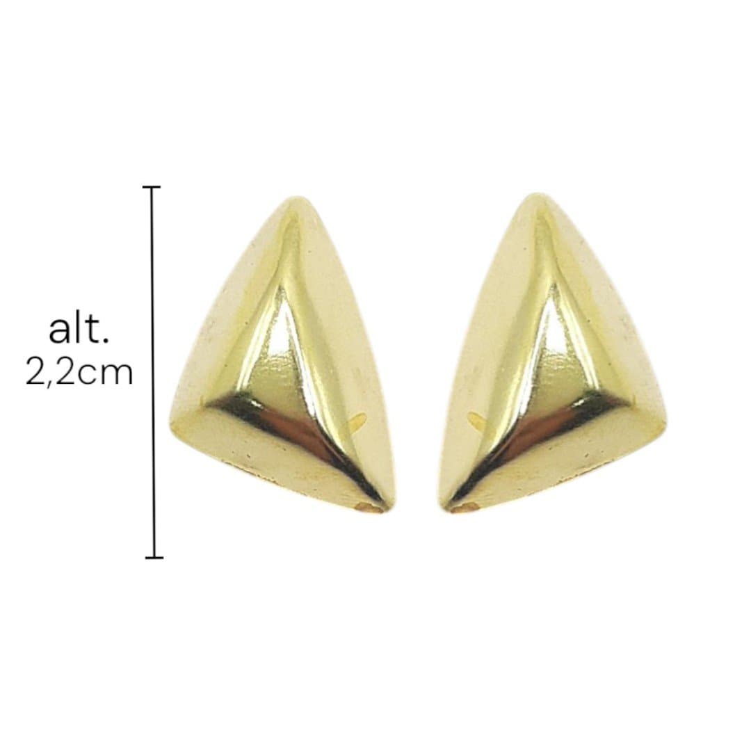 Brinco Triangular Abaulado