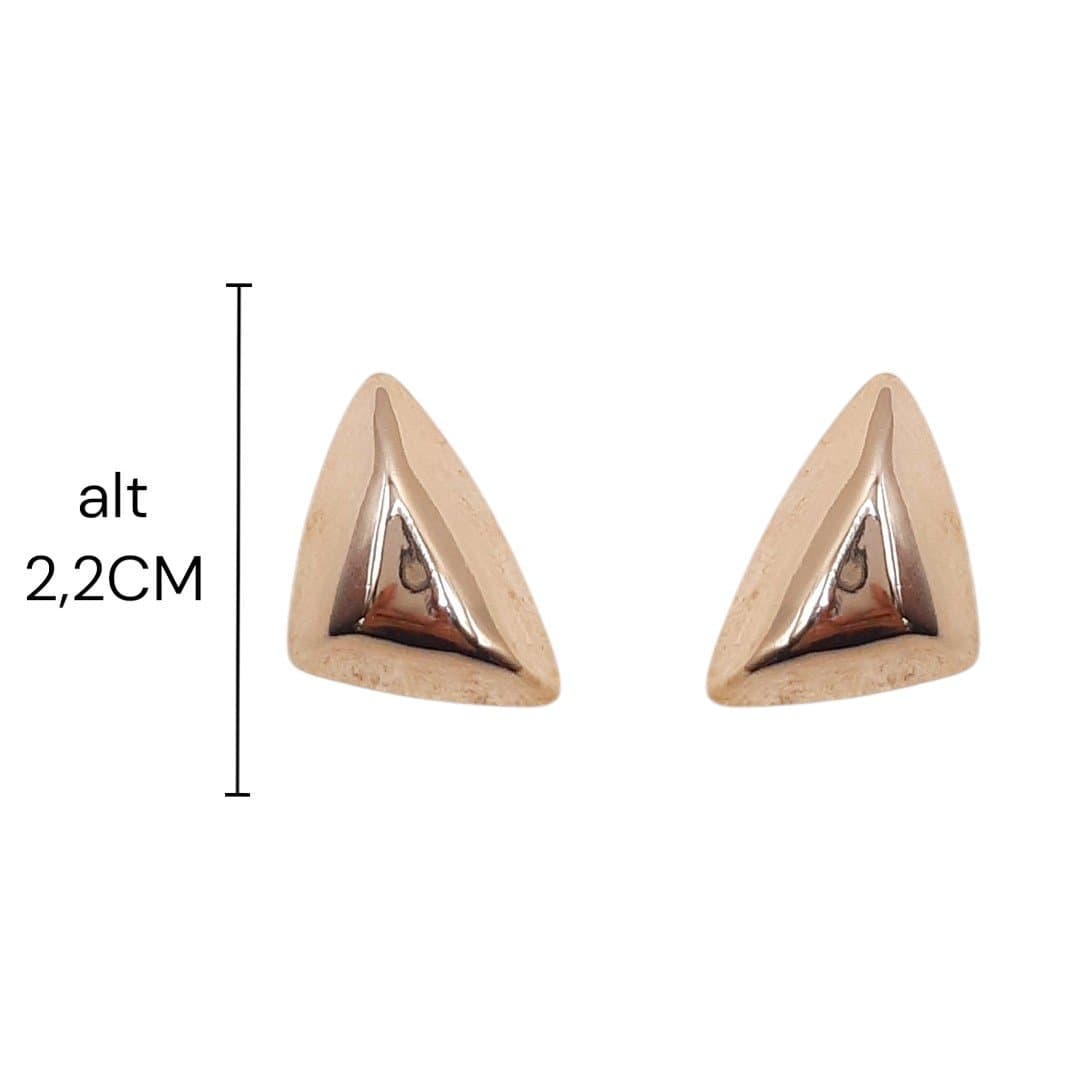 Brinco Triangular Abaulado
