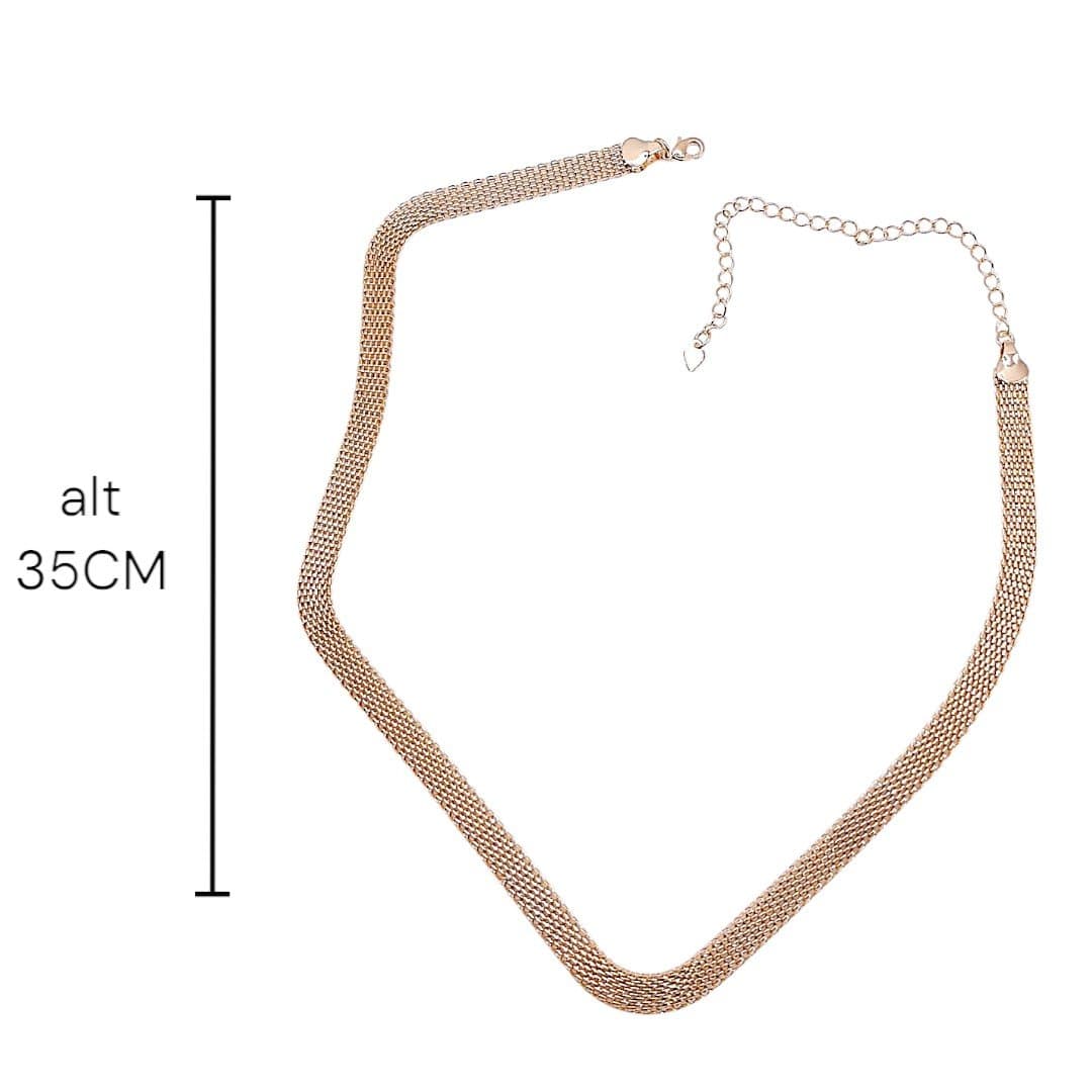 Choker Malha Em Esteira miniatura 2