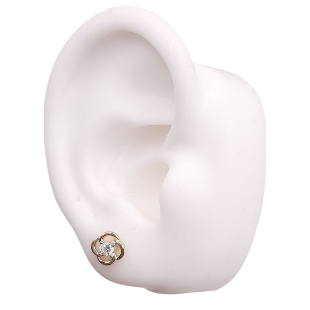 Brinco Flor Vasada Semi-joia miniatura 2