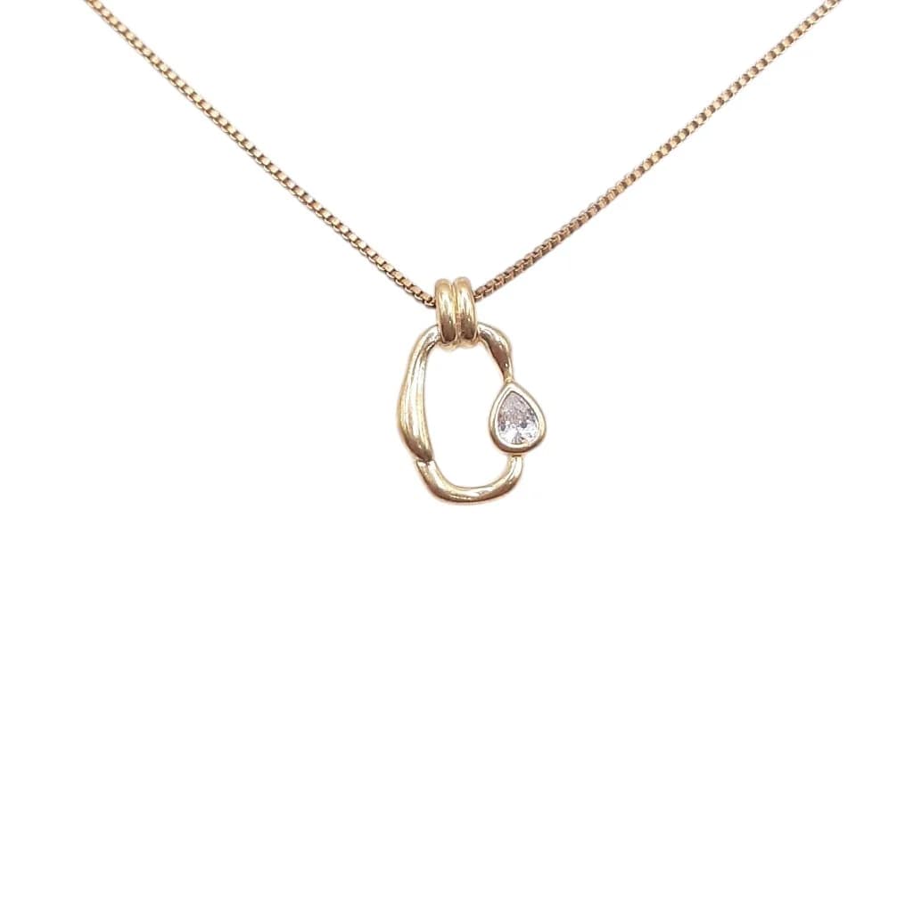 Colar Organico Com 1 Gota