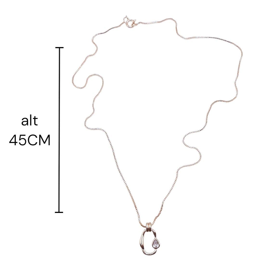 Colar Organico Com 1 Gota miniatura 2