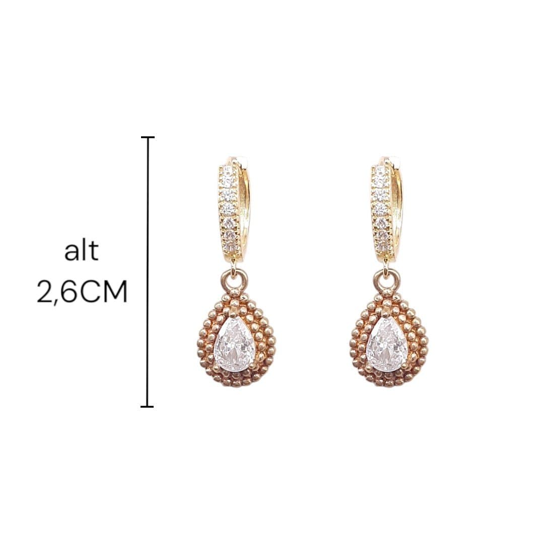 Brinco Argolinha Click Crav.com Gota