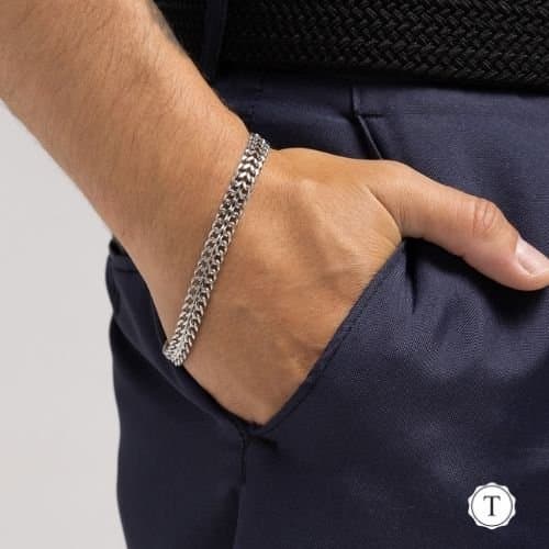 Pulseira Fio Duplo - Inox