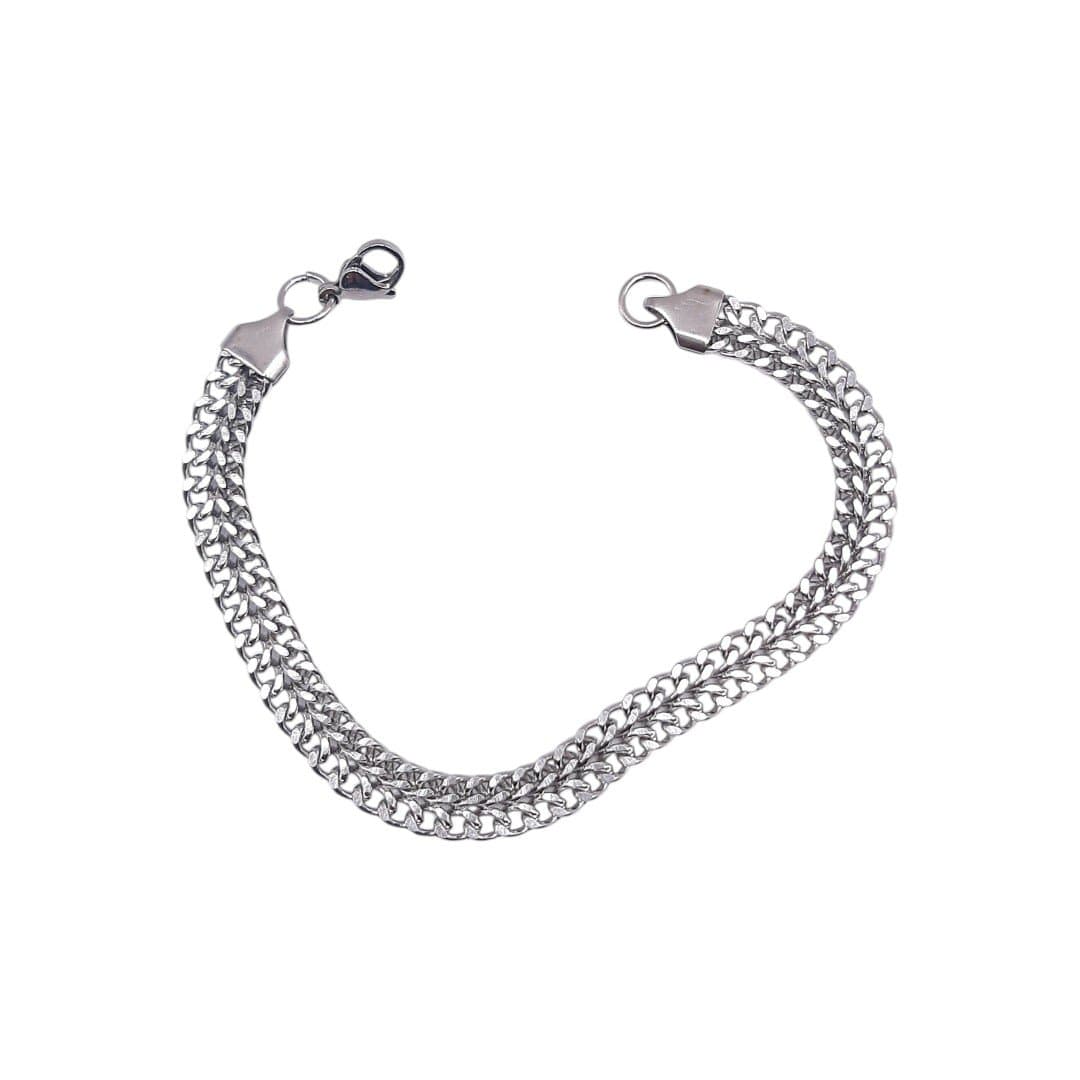 Pulseira Fio Duplo - Inox miniatura 2