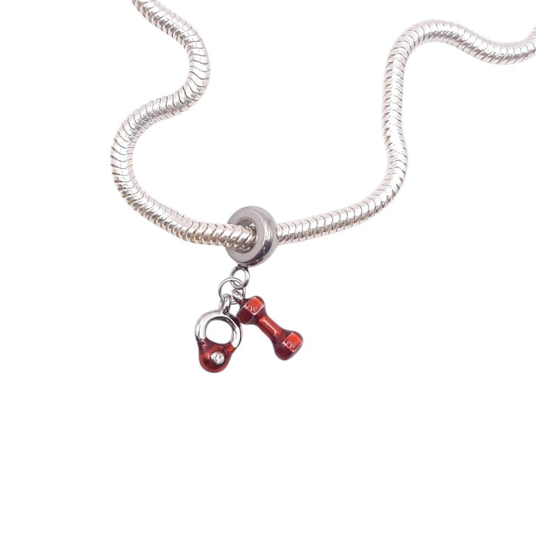 Berloque Halter Esmaltado - Inox miniatura 2