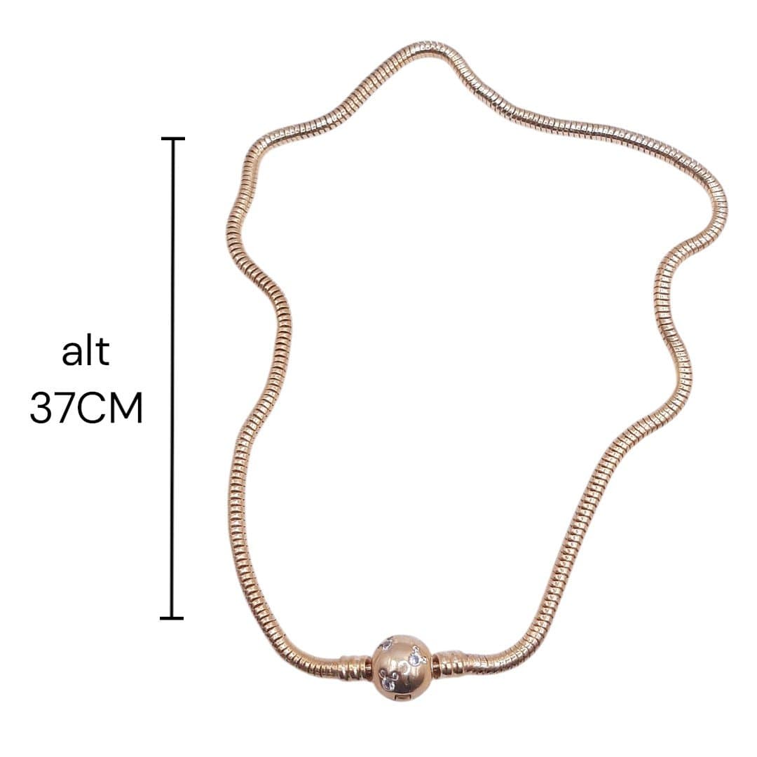 Choker Berloqueira,fecho Mickey Crav. miniatura 2