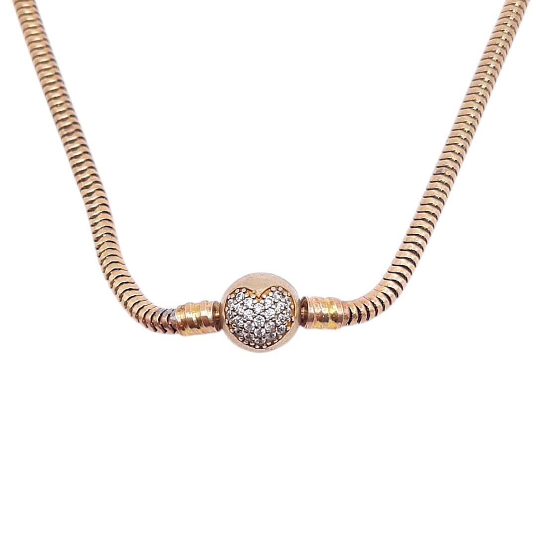 Choker Berloqueira,fecho Com Coração Crav.