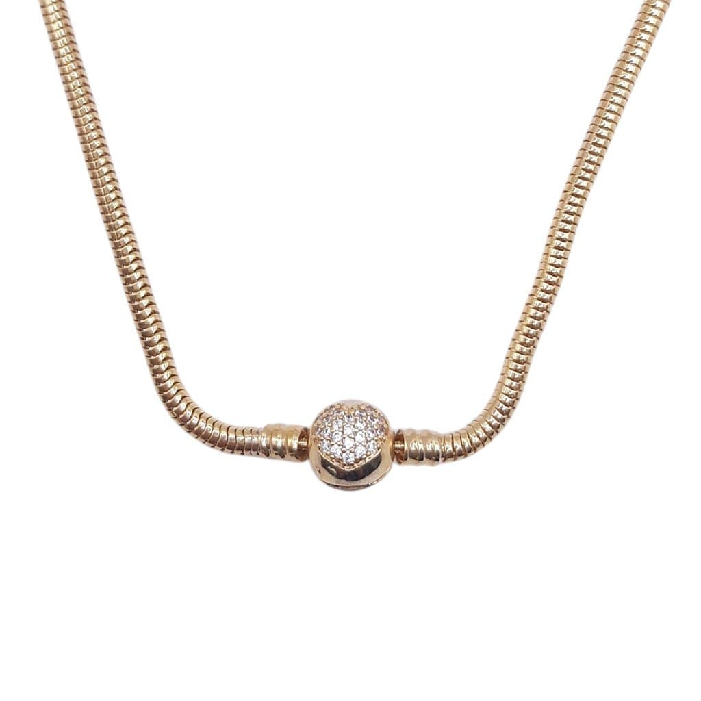 Choker Berloqueira,fecho Com Coração Crav.