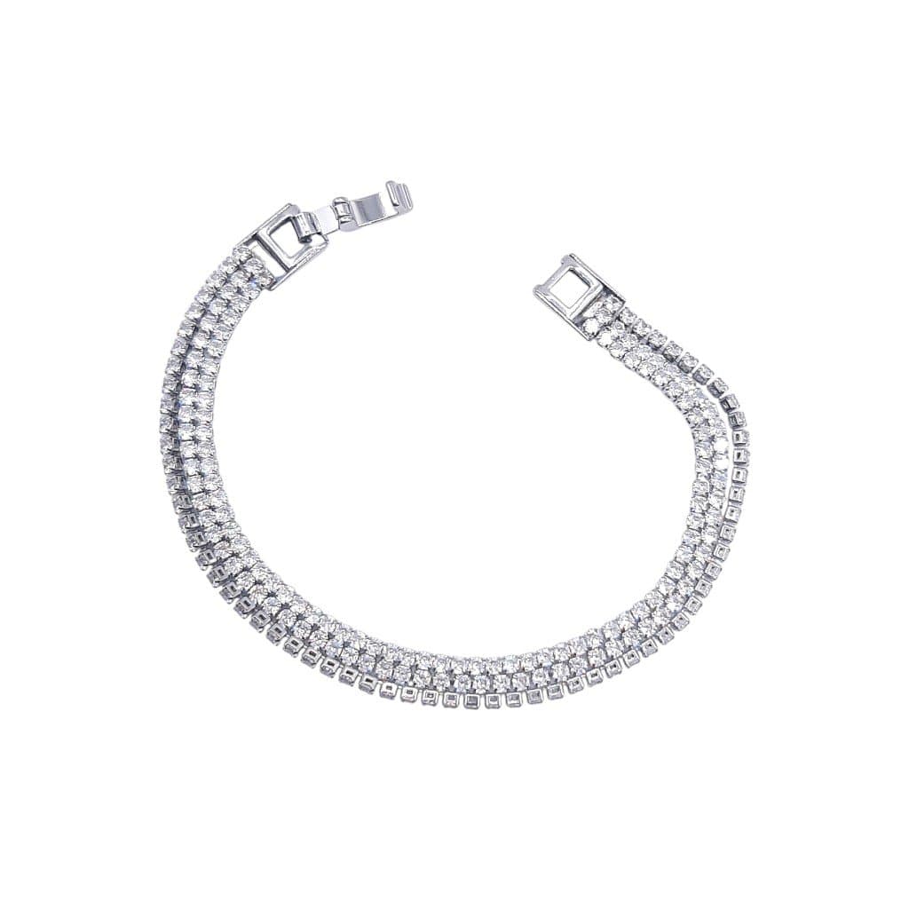 Pulseira 3 Fios De Zirconia miniatura 2