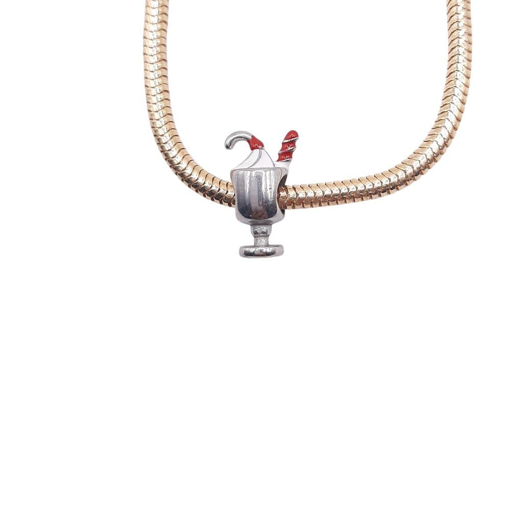 Berloque Taça De Sorvete - Inox miniatura 2