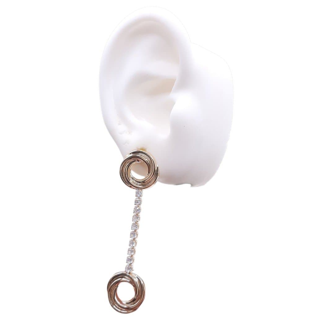 Brinco Ninhos Com Zirconia miniatura 2