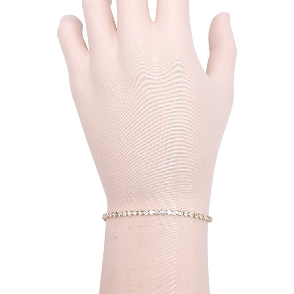 Puls. Fio De Zirconia 2mm Fecho Joia Semi-joia miniatura 2