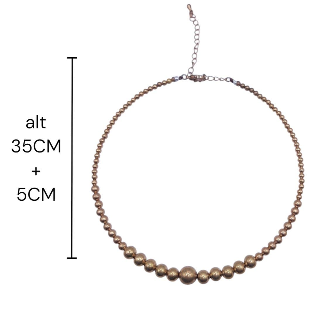 Choker Rigida Bolinhas miniatura 2