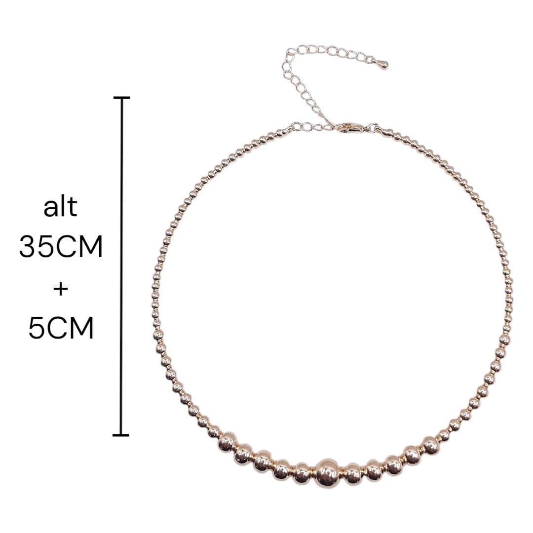 Choker Rigida Bolinhas miniatura 2
