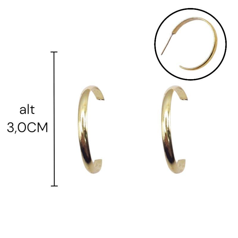Brinco Argola Fio Meia Cana -2
