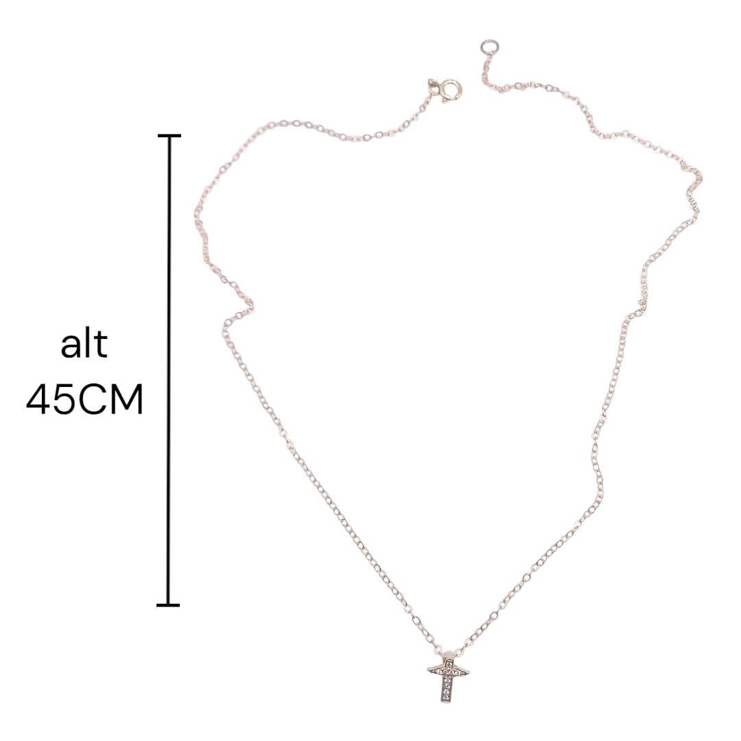Colar Cristo Cravejado 45cm miniatura 2