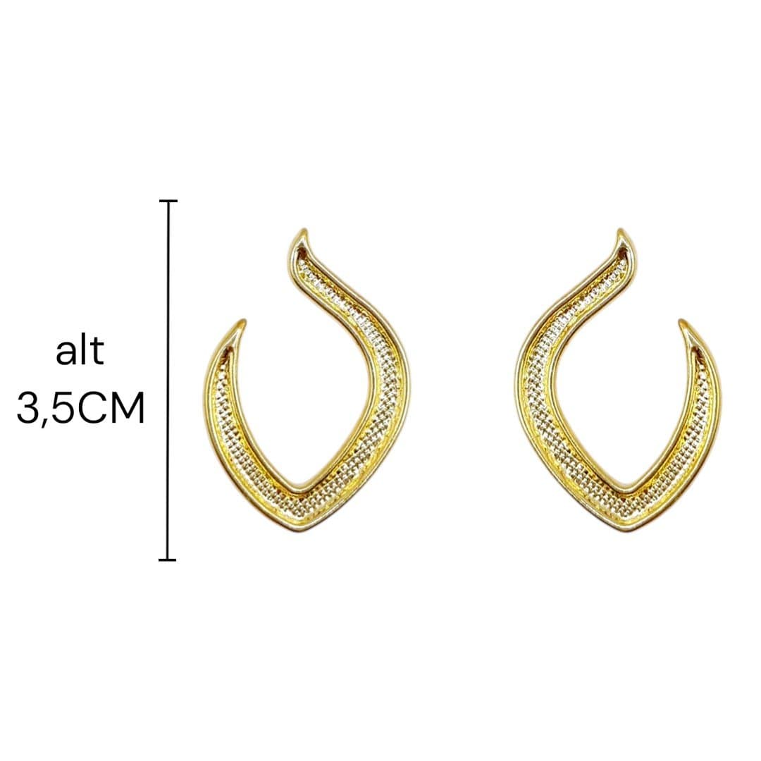 Brinco Gota Orgânico Curva miniatura 2