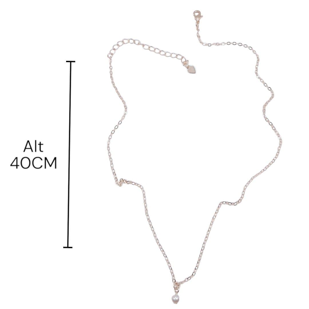 Conj. Ponto De Luz Com 1 Pérola 4mm Pendurada miniatura 2
