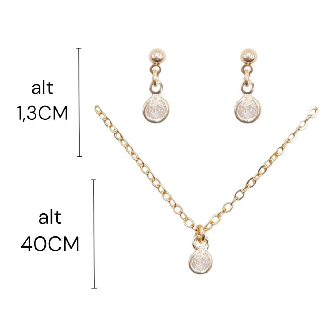 Conj. Base Bolinha Com 1 Zicôrnia 4mm