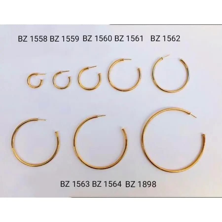 Argola Tubo BZ 1898 BZ 1564 BZ 1563 BZ 1562 BZ 1561 BZ 1560 BZ 1559 BZ 1558