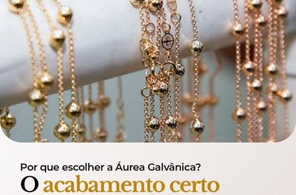 aurea galvanica banho para semijoias
