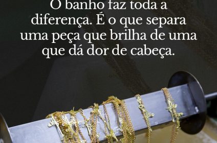 aurea galvanica banho para semijoias