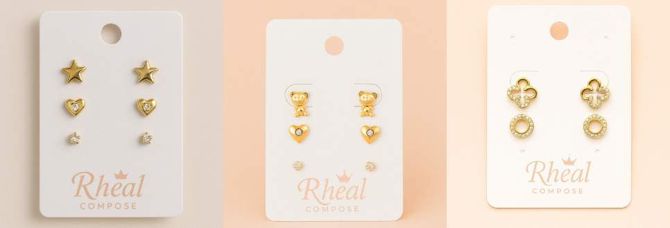 brinco de trio em bruto