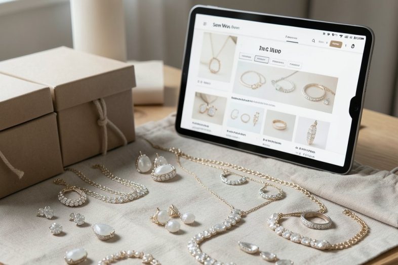 Comparativo: Vendas diretas versus vendas online para semijoias