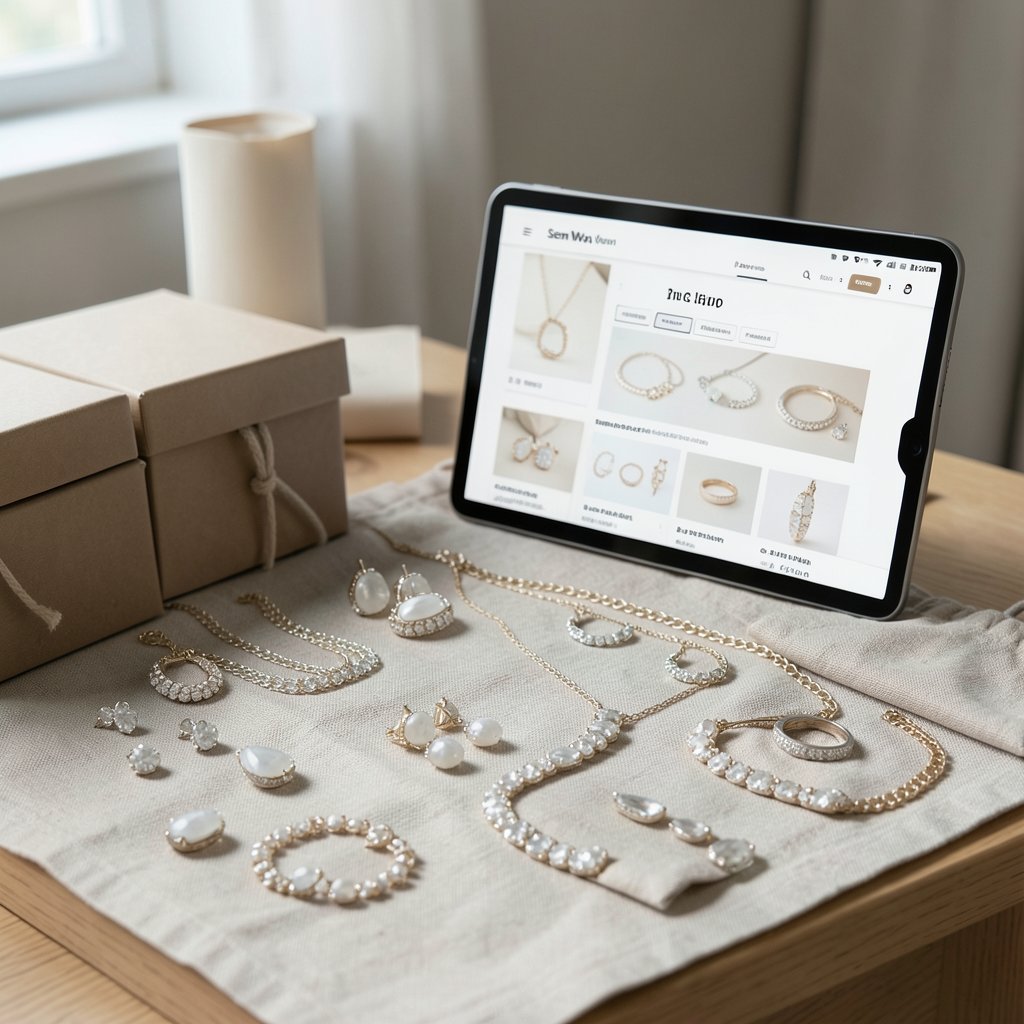Comparativo: Vendas diretas versus vendas online para semijoias